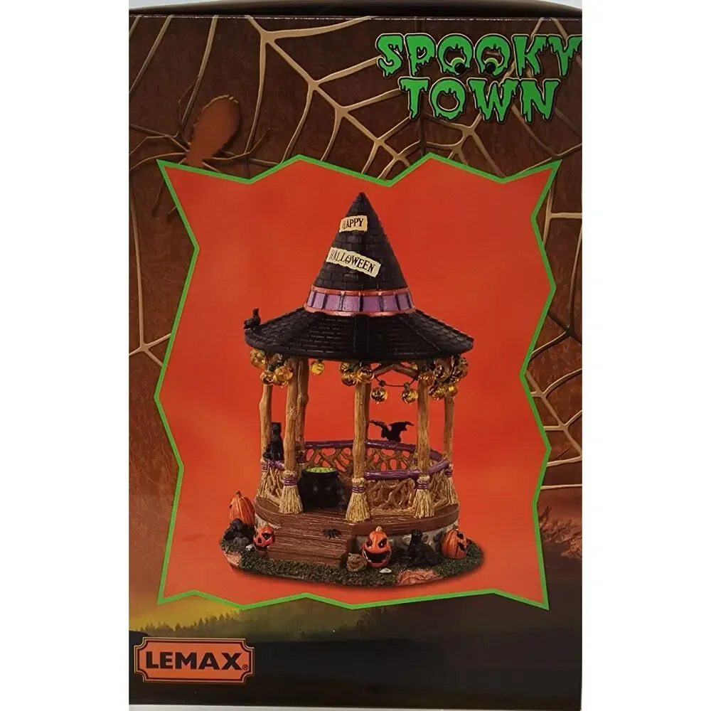Lemax Spooky Town Witch Gazebo Halloween Village Tabletop Decor NEW 2021 #13553